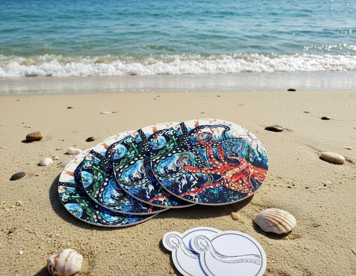 The Duel Coasters & Chtapodi Stickers