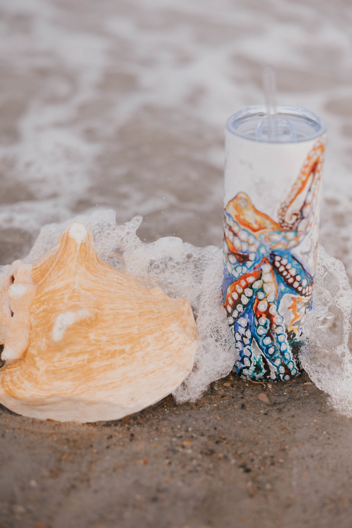 Rainbow He'e Octopus Tumbler