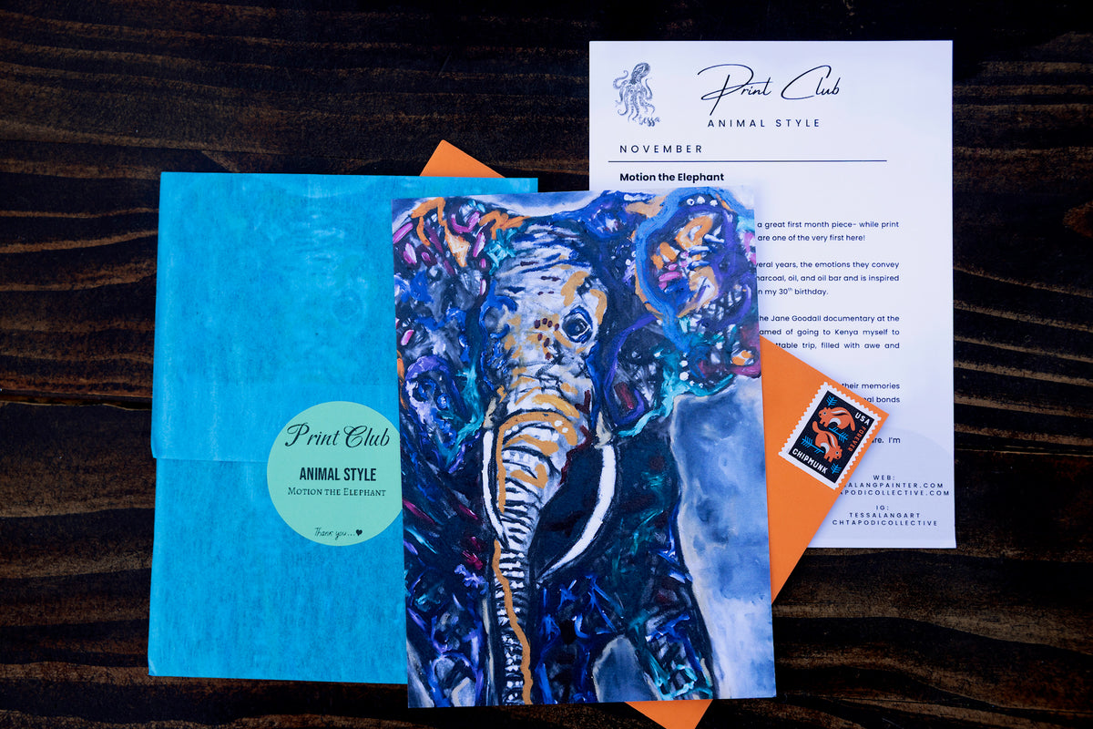 Print Cub: Motion the Elephant