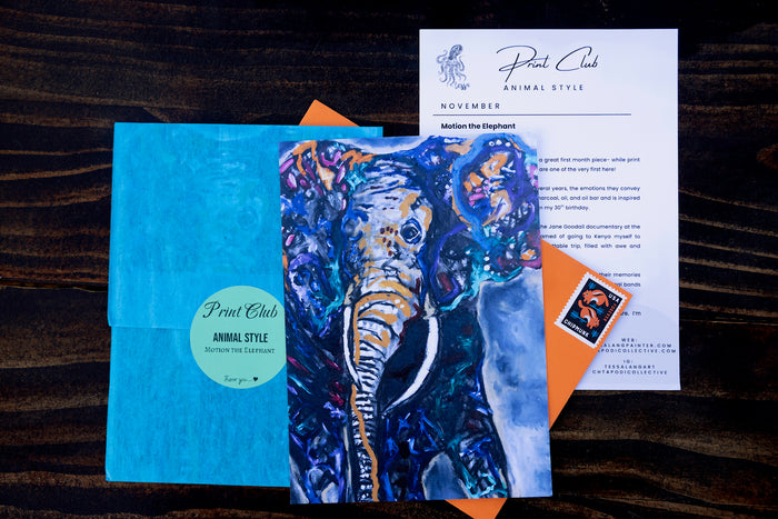 Print Cub: Motion the Elephant