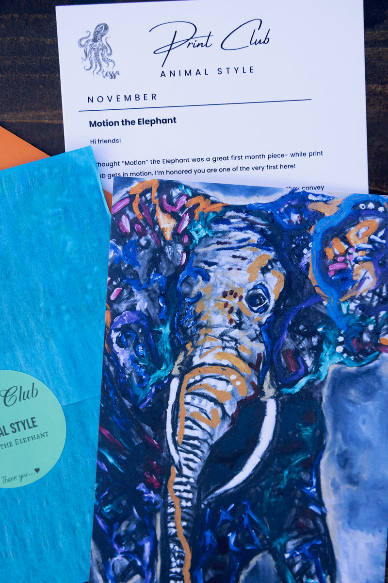 Print Cub: Motion the Elephant