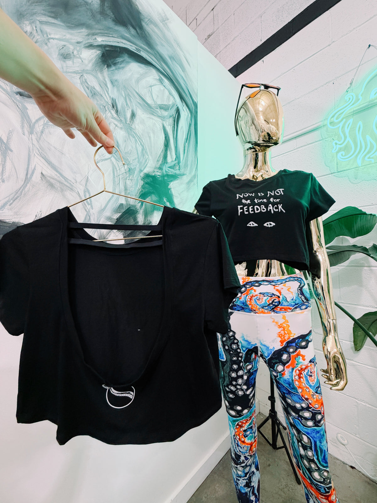 All Day, All Night Crop w/ “Feedback”