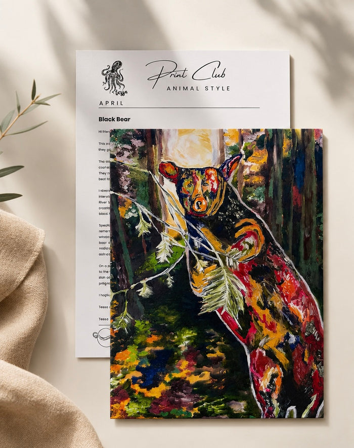 Print Cub Catch Up: Black Bear