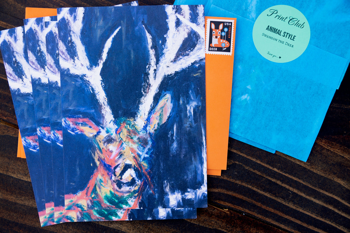 Print Cub Catch Up: Swanson the Deer