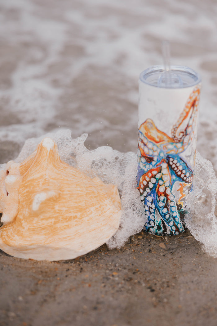 Rainbow He'e Octopus Tumbler
