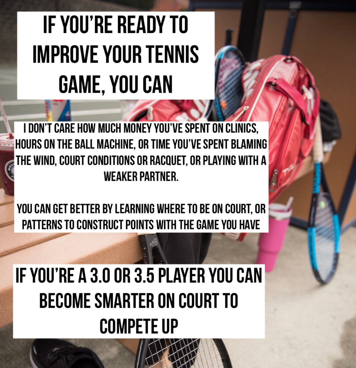 Tennis E-Book: 3.0 & 3.5 Doubles Strategy and Positioning
