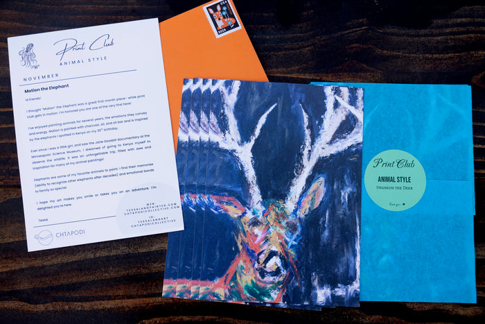 Print Cub Catch Up: Swanson the Deer