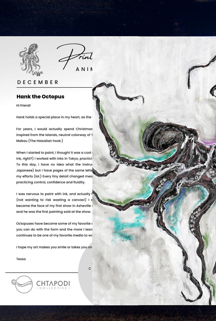 Print Cub Catch Up: Hank the Octopus