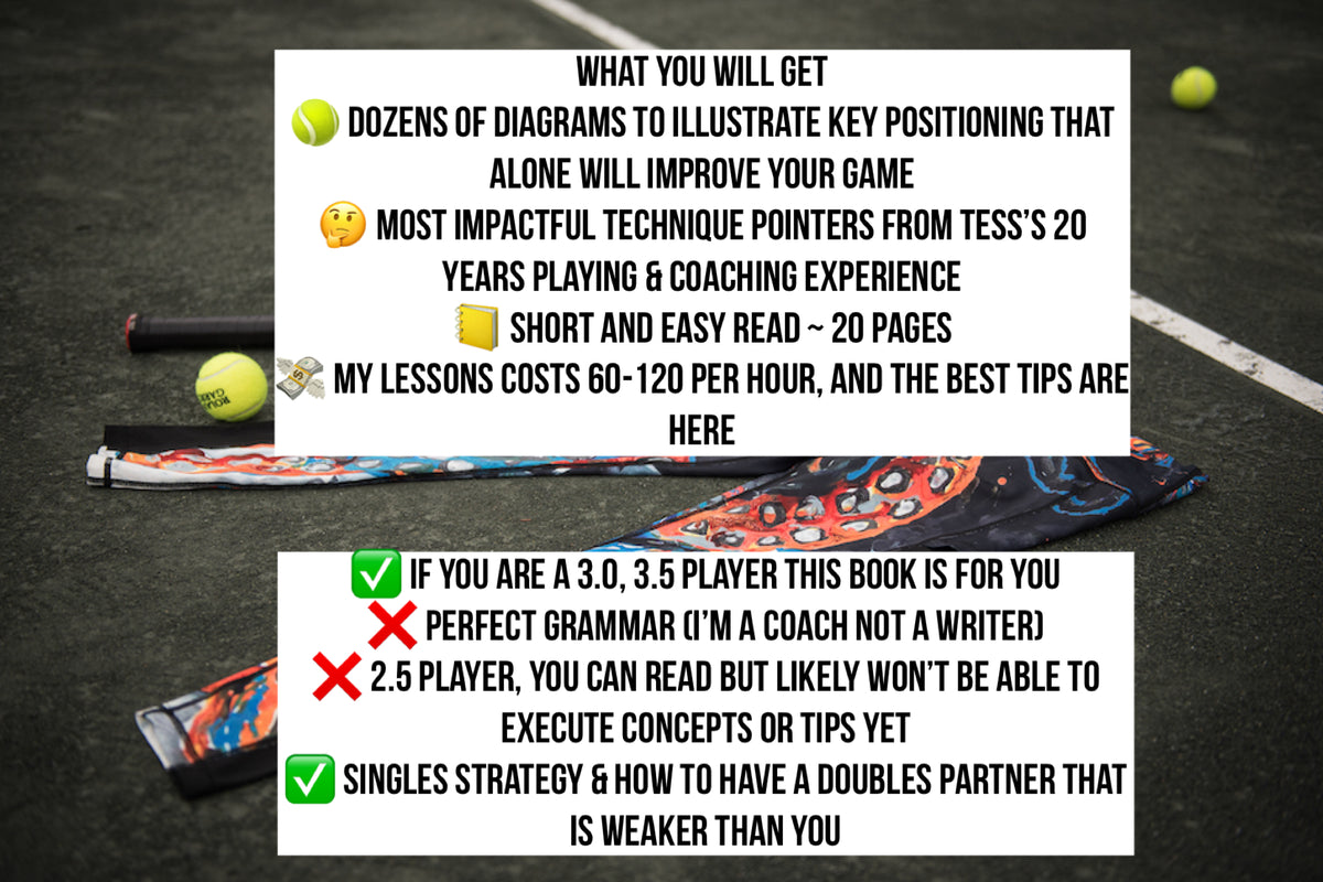 Tennis E-Book: 3.0 & 3.5 Doubles Strategy and Positioning